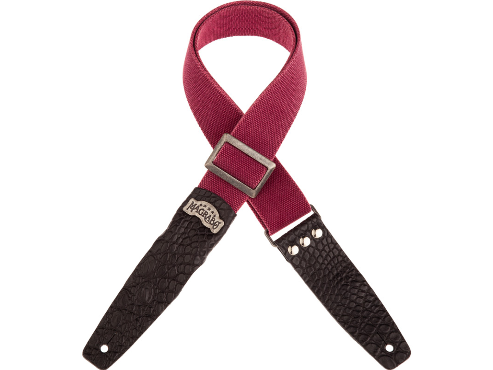 SC Cotton Washed Bordeaux 5 cm Black Terminals (-10%) by Bargains