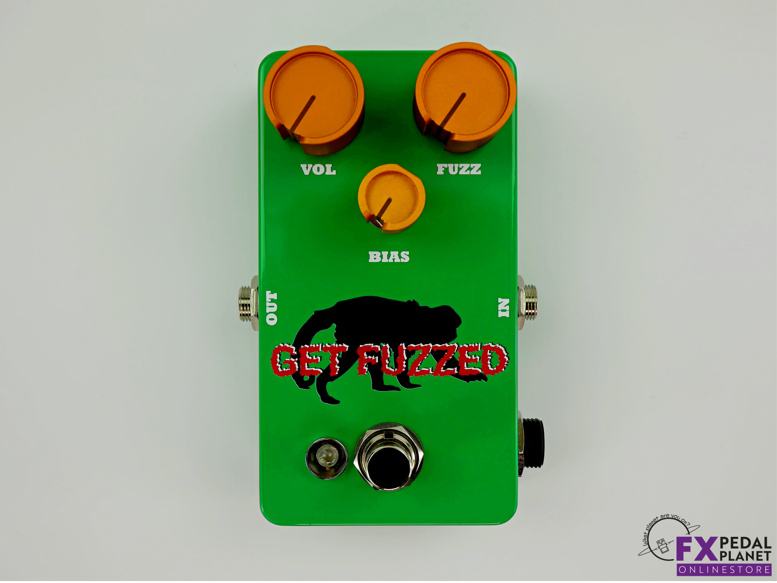 Get Fuzzed Gold Knob Fuzz Pedal by Stumpbox Pedals