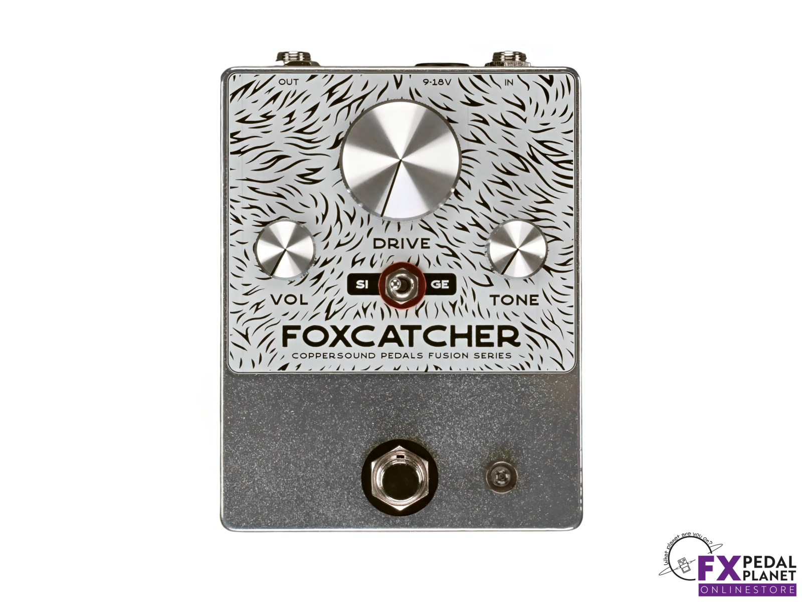 Foxcatcher Fusion Series Chrome Rainbow (-10%) by CopperSound Pedals