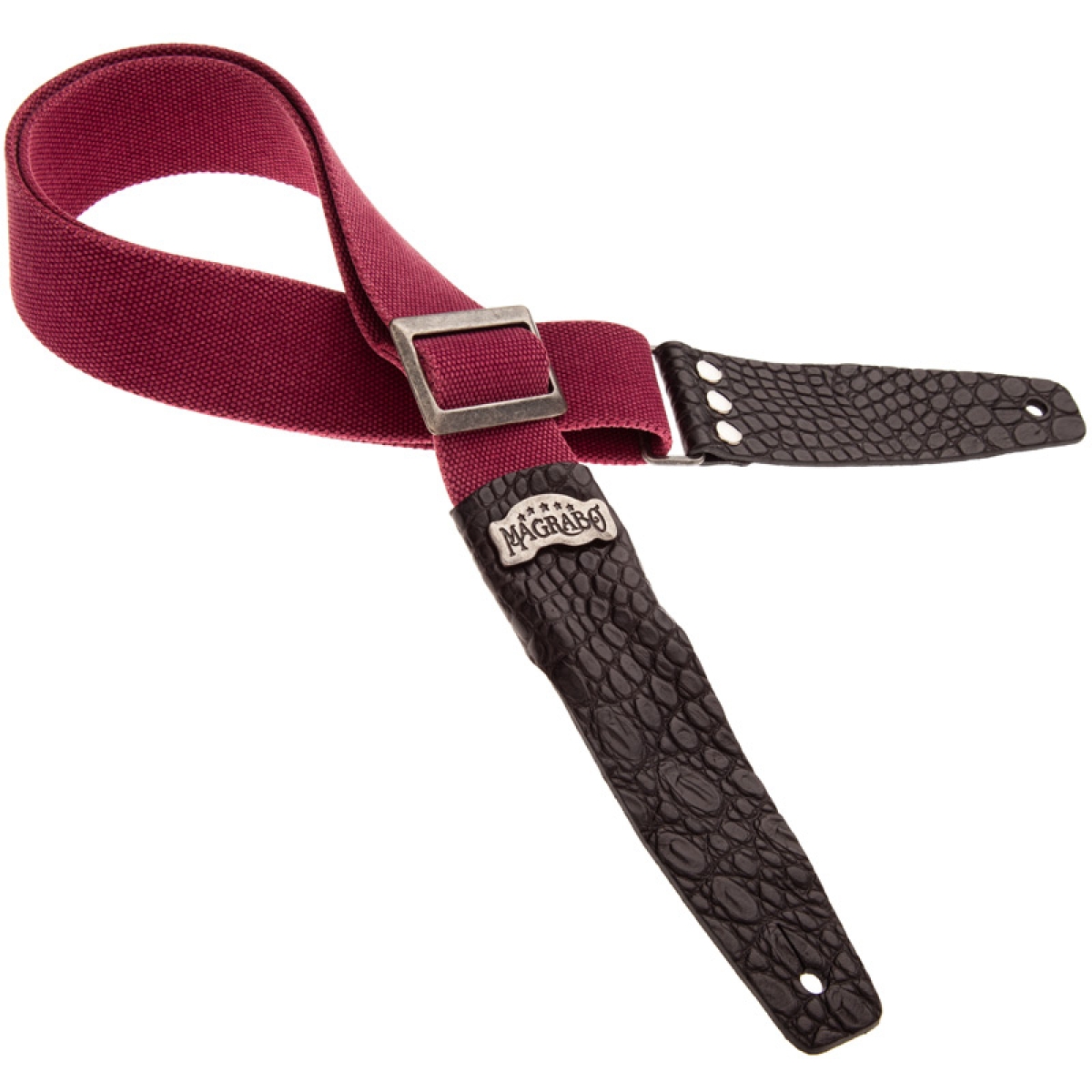 SC Cotton Washed Bordeaux 5 cm Black Terminals (-10%)