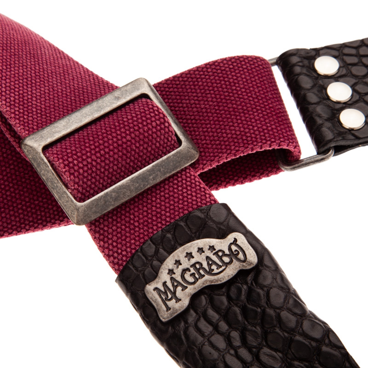 SC Cotton Washed Bordeaux 5 cm Black Terminals (-10%)