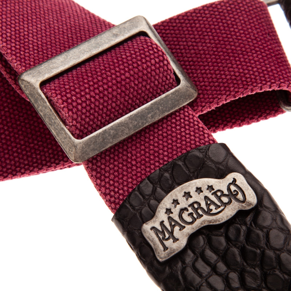 SC Cotton Washed Bordeaux 5 cm Black Terminals (-10%)