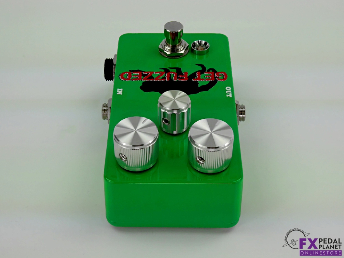 Get Fuzzed Silver Knob Fuzz Pedal