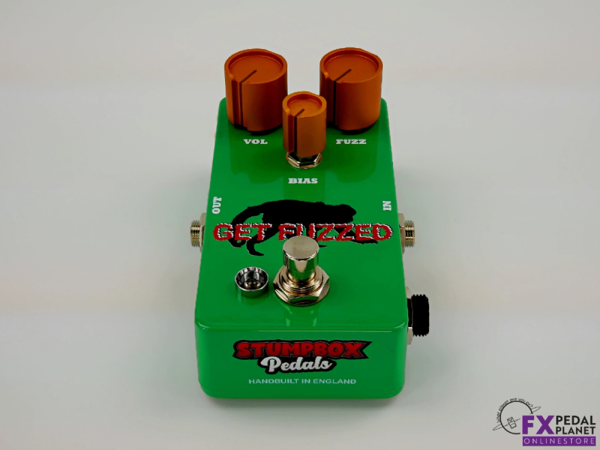 Get Fuzzed Gold Knob Fuzz Pedal