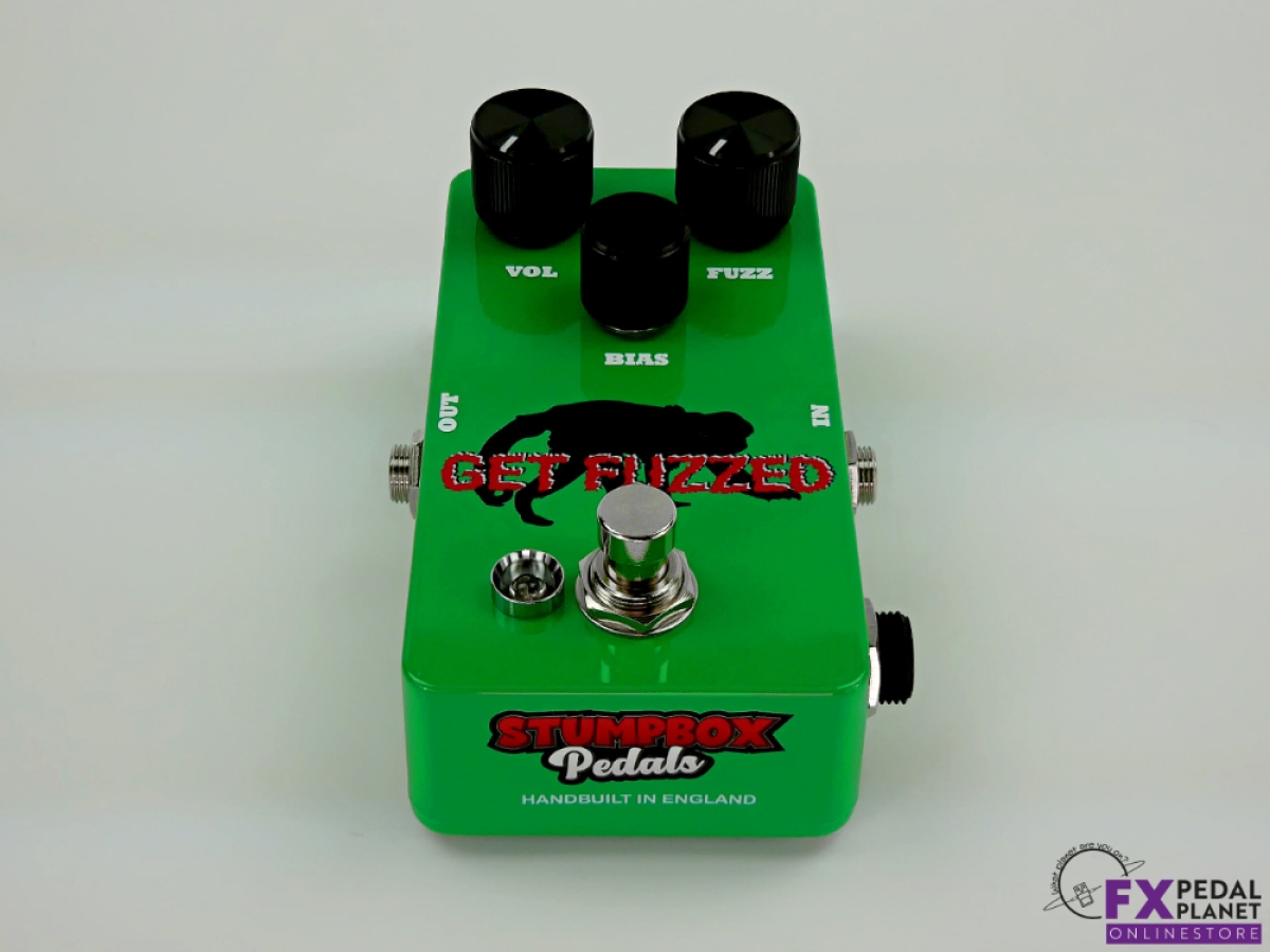 Get Fuzzed Black Knob Fuzz Pedal